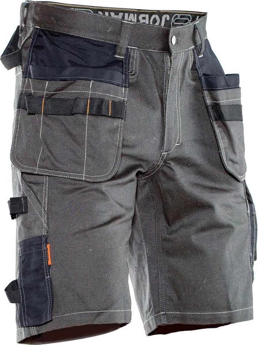 Jobman 2733 Shorts Cotton HP 65273311 - Donkergrijs/Zwart - C58