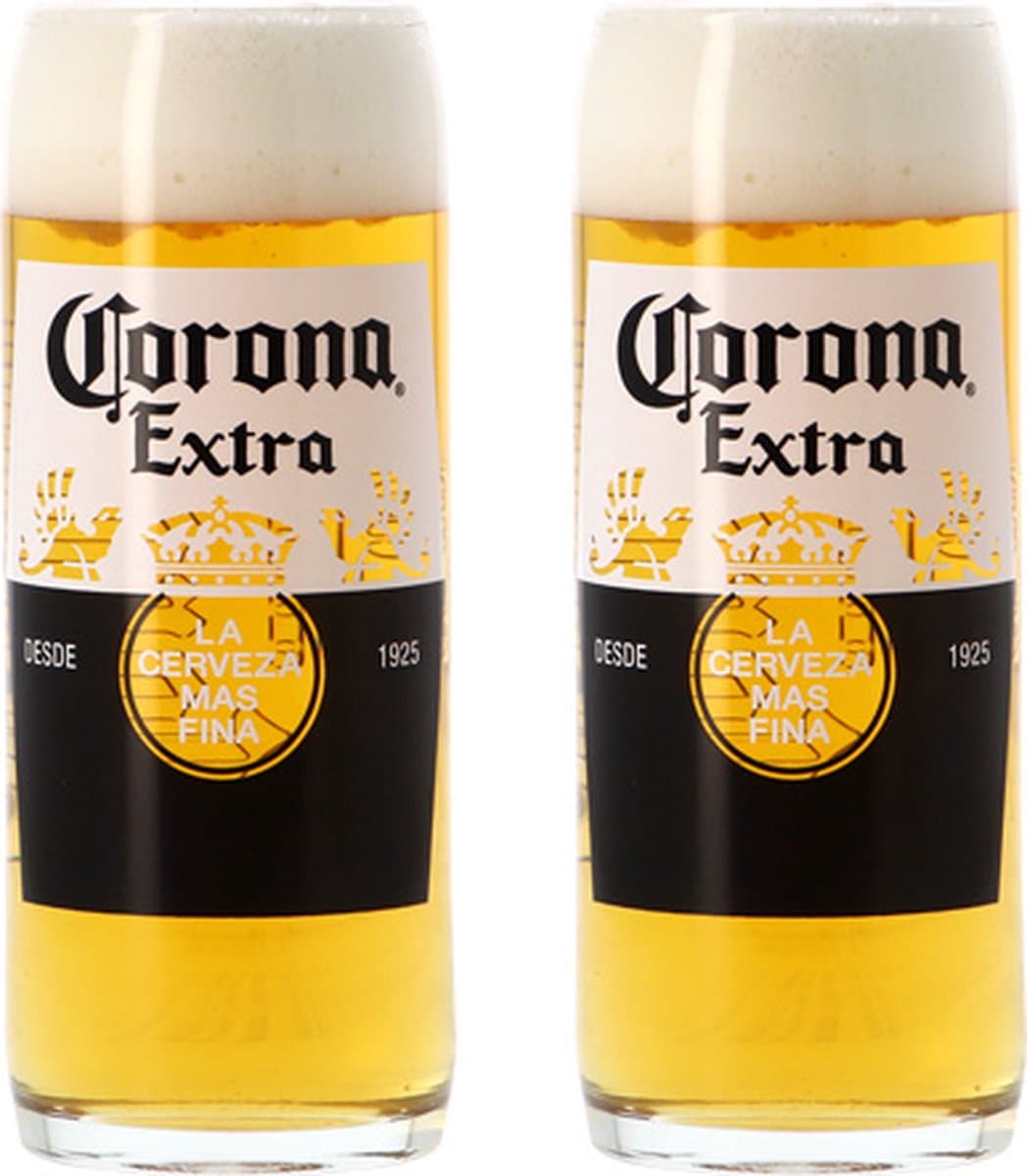 Corona - Bierglas 330ml - Set van 2