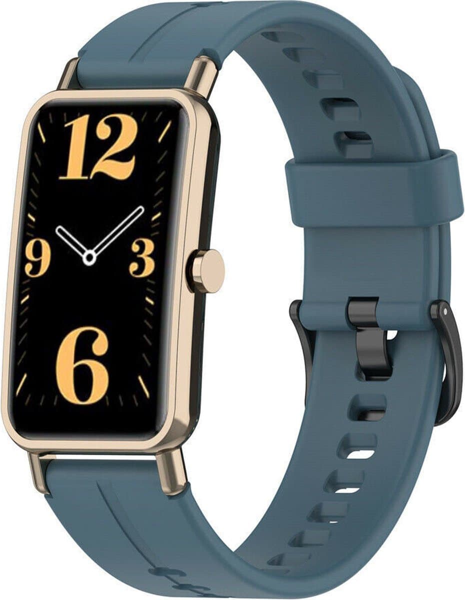 Bandje - blauw-grijs, geschikt voor Huawei Fit Mini