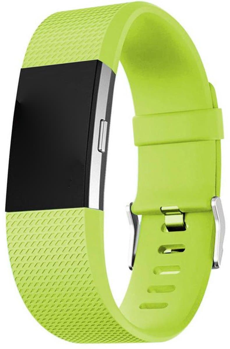 123watches sport band - groen - ML - Geschikt voor Fitbit Charge 2