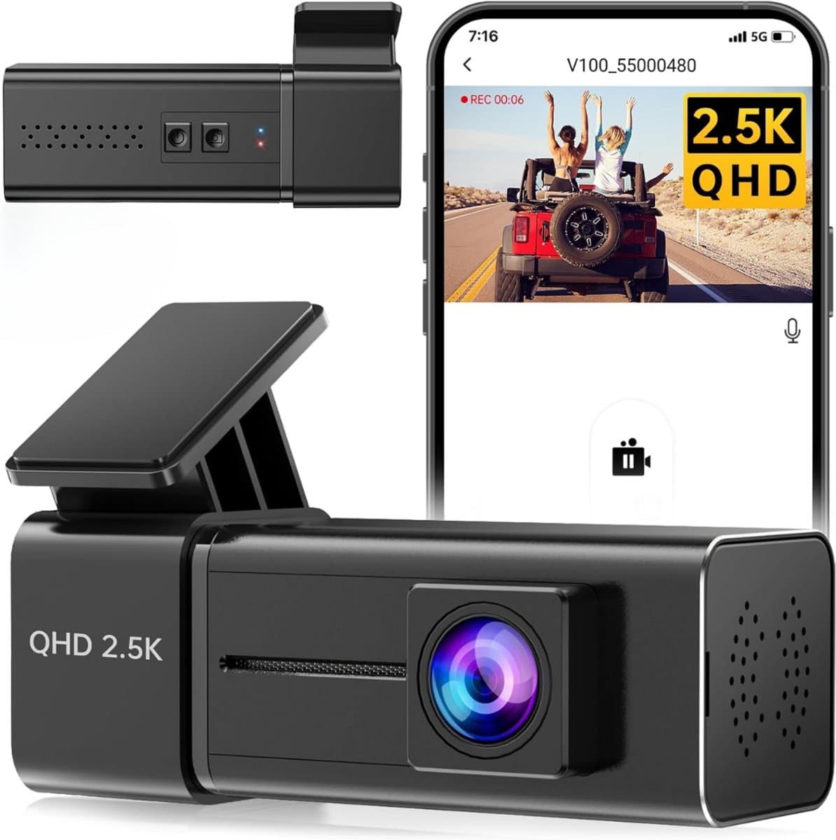 Dashcam - Daschcams - Auto - Camera - Vooruit - Achteruit - Video - Autobeveiliging - Parkeerbeveiliging - Recording - Dag en Nacht - Schadepreventie