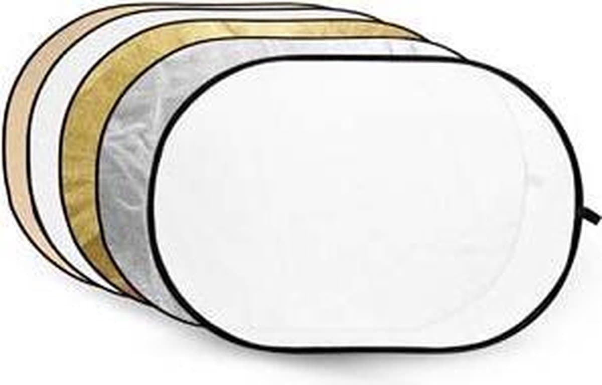 Godox reflectieschermen 5-in-1 Gold, Silver, Soft Gold, White, Translucent - 60x90cm