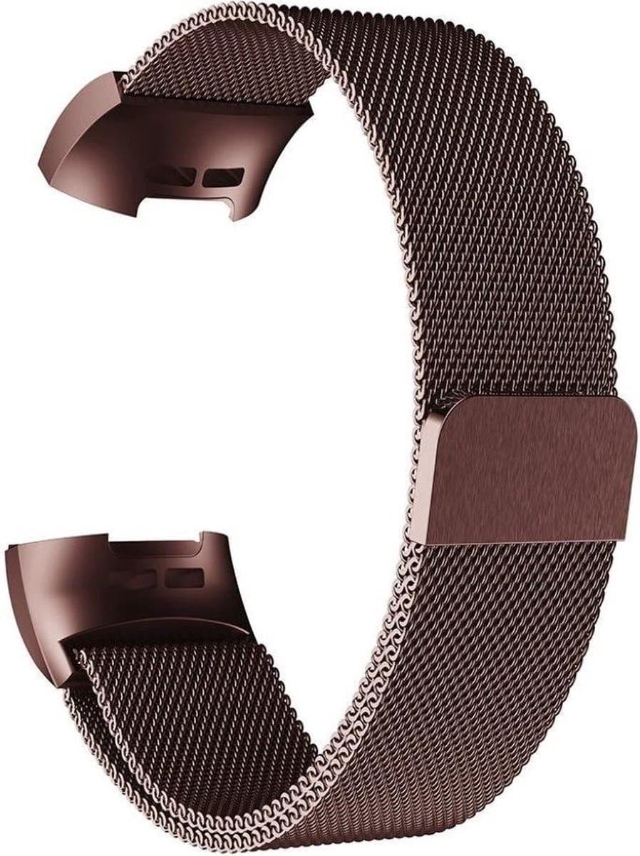 New Age Devi - Milanese band - bruin - Small - geschikt voor Fitbit Charge 4