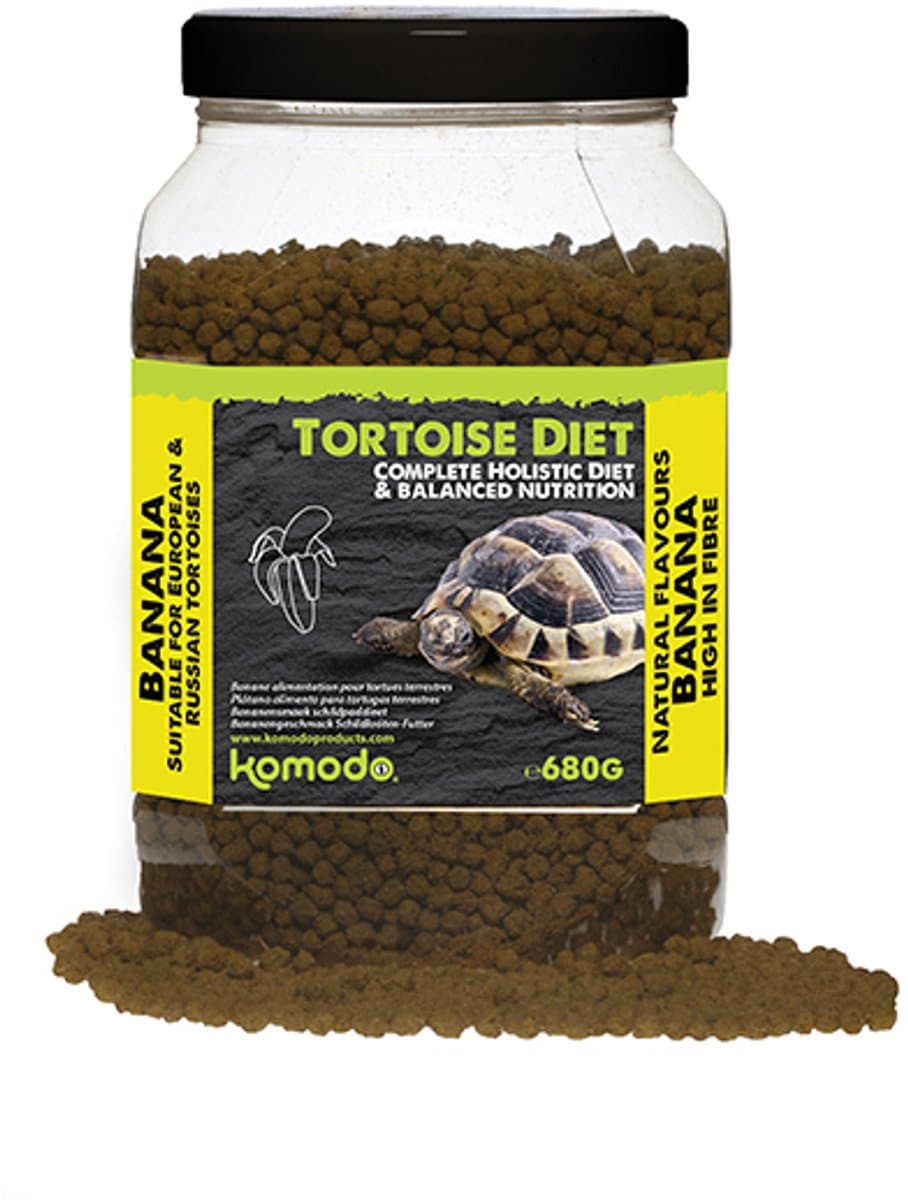 Komodo Voer Schildpad - Banaan - 680 gr