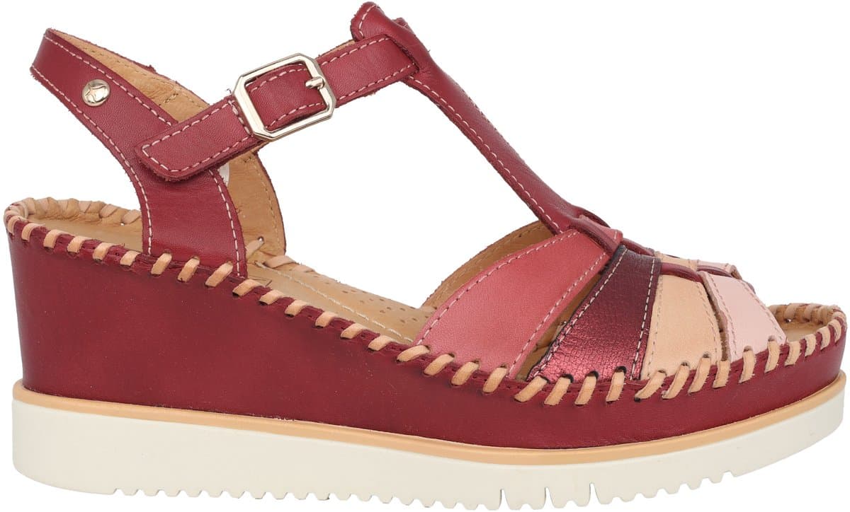 Pikolinos Aguadulce - dames sandaal - Rood - maat 40 (EU) 7 (UK)