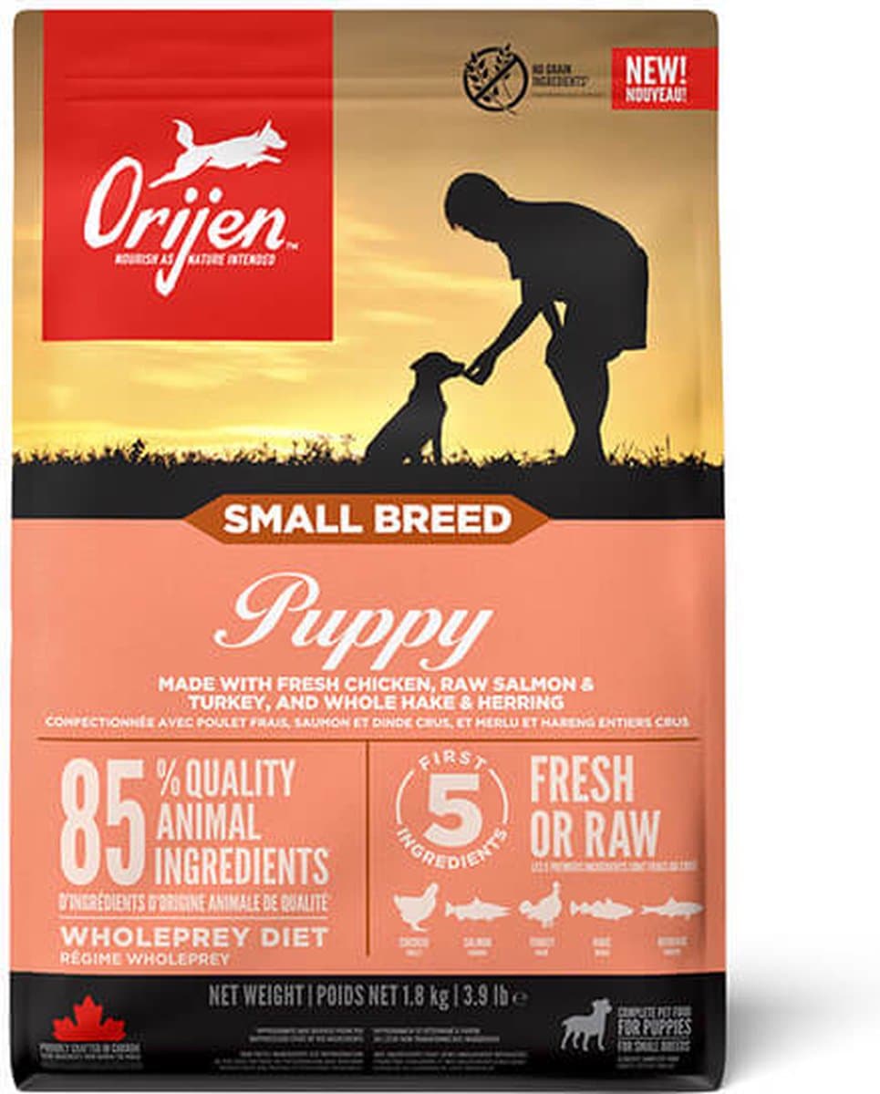 ORIJEN Small Breed - Hondenvoer - Puppy - Kip - Bezzonderlijk Gezond