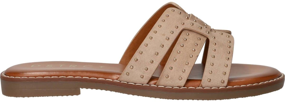DSTRCT Slippers - Dames - Beige - Maat:41