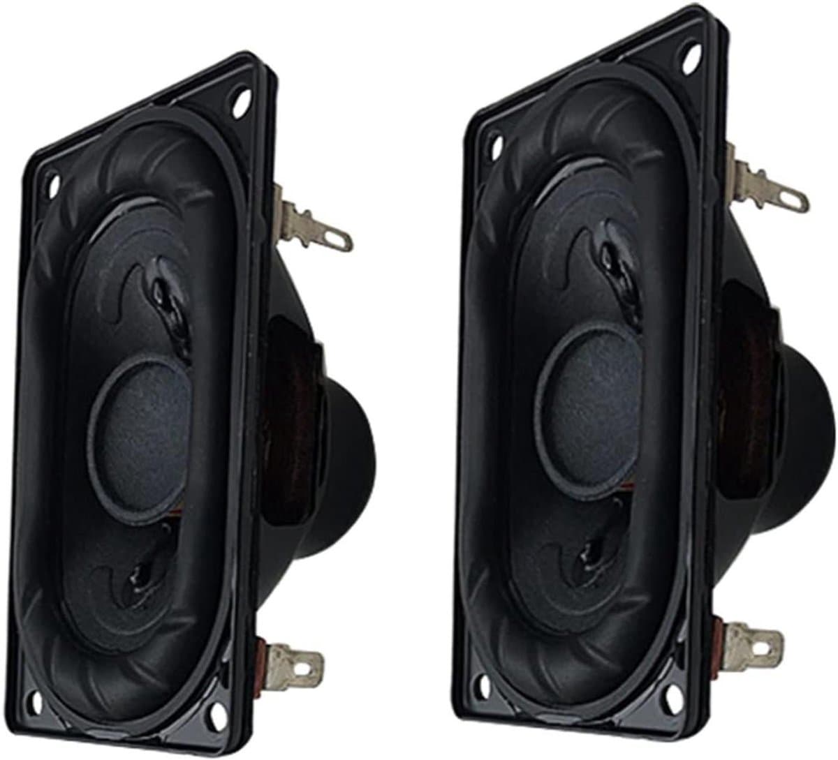 Mid-Woofer Luidspreker - Bass Driver - Home Theater - Lange Slag - 80x44mm - Zwart