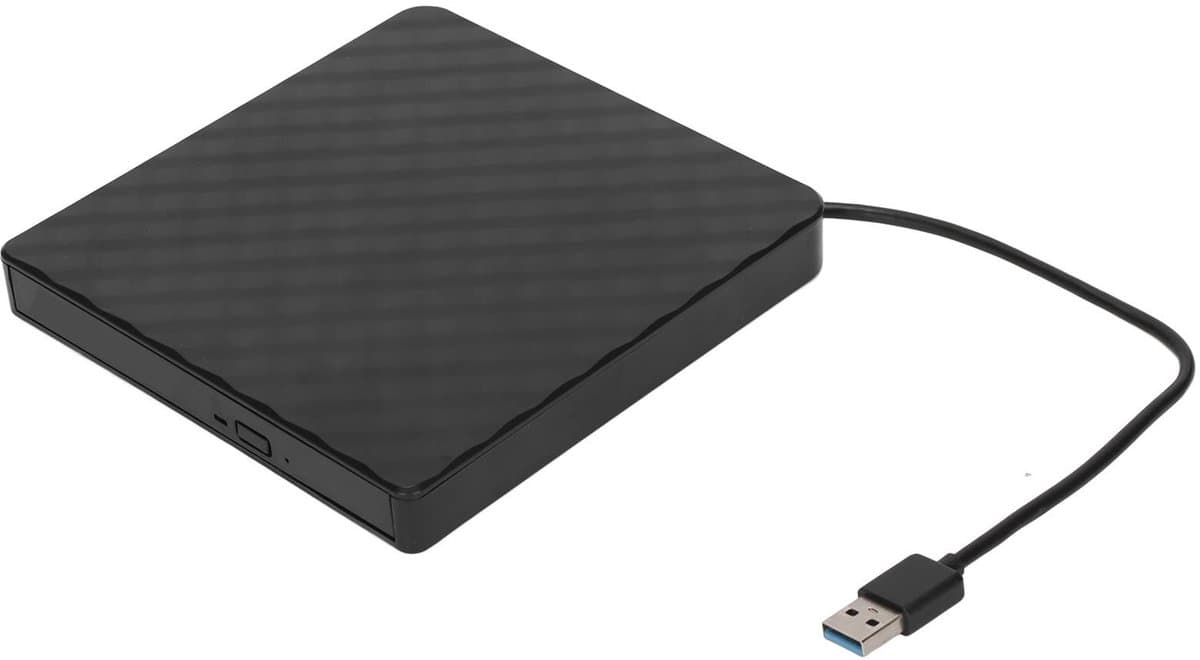 Dailygoody - Draagbare Externe CD-drive - USB DVD-lezer - Plug and Play - Ultradun - Externe Optische Drive - Geschikt voor Laptop en Desktop PC - Mod...