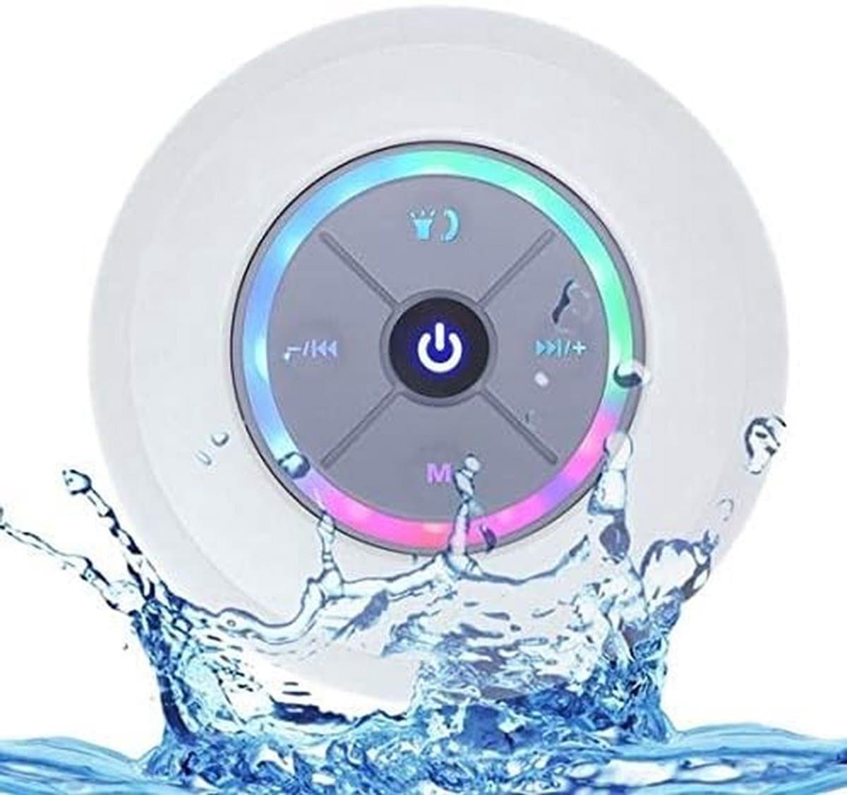 Draadloze Douche Speaker - Waterproof Speaker - Muziek Luisteren - Met FM Radio - IP67 Waterdicht - Wit