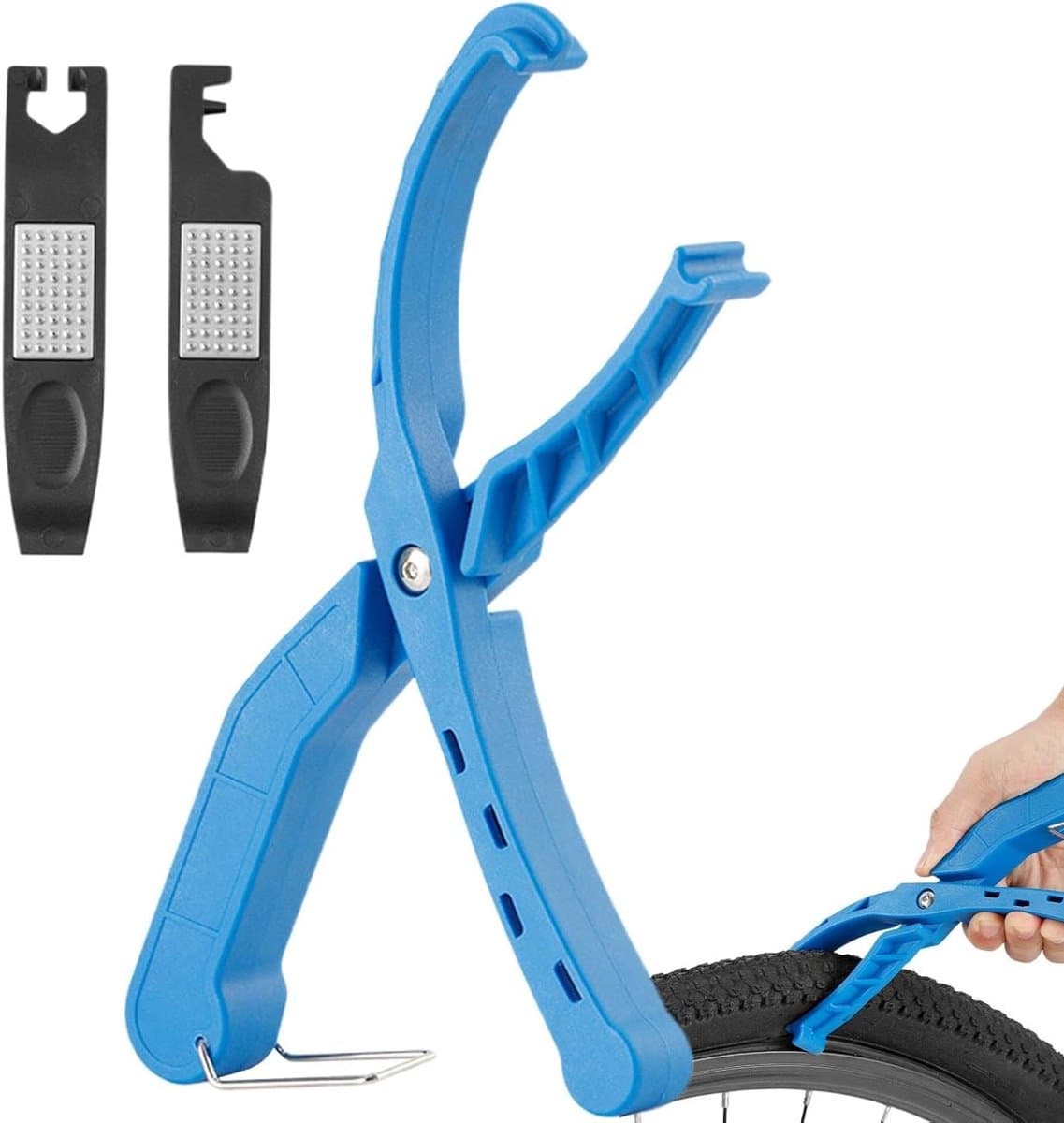 Fietsband Verwijderaar - Bandentang Hendel - Fietsband Repareren - Ergonomische Antislip Grip - 24.5 cm - Blauw