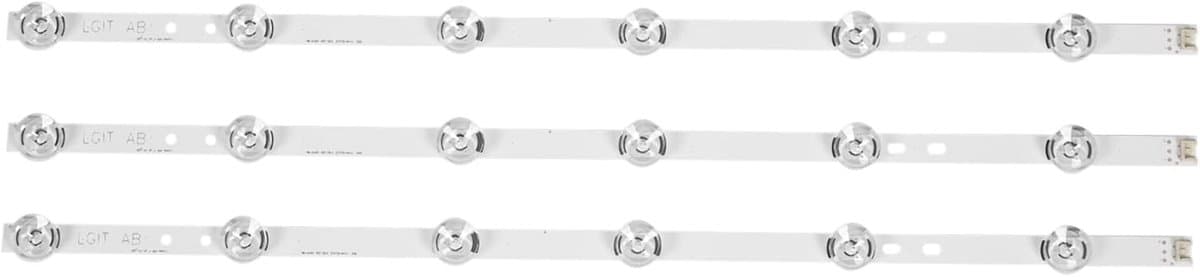 Led Strip Set - Tv Verlichting - Beeld Verbetering - Aluminium Warmteafvoer - 64 x 5 x 5 cm - Wit