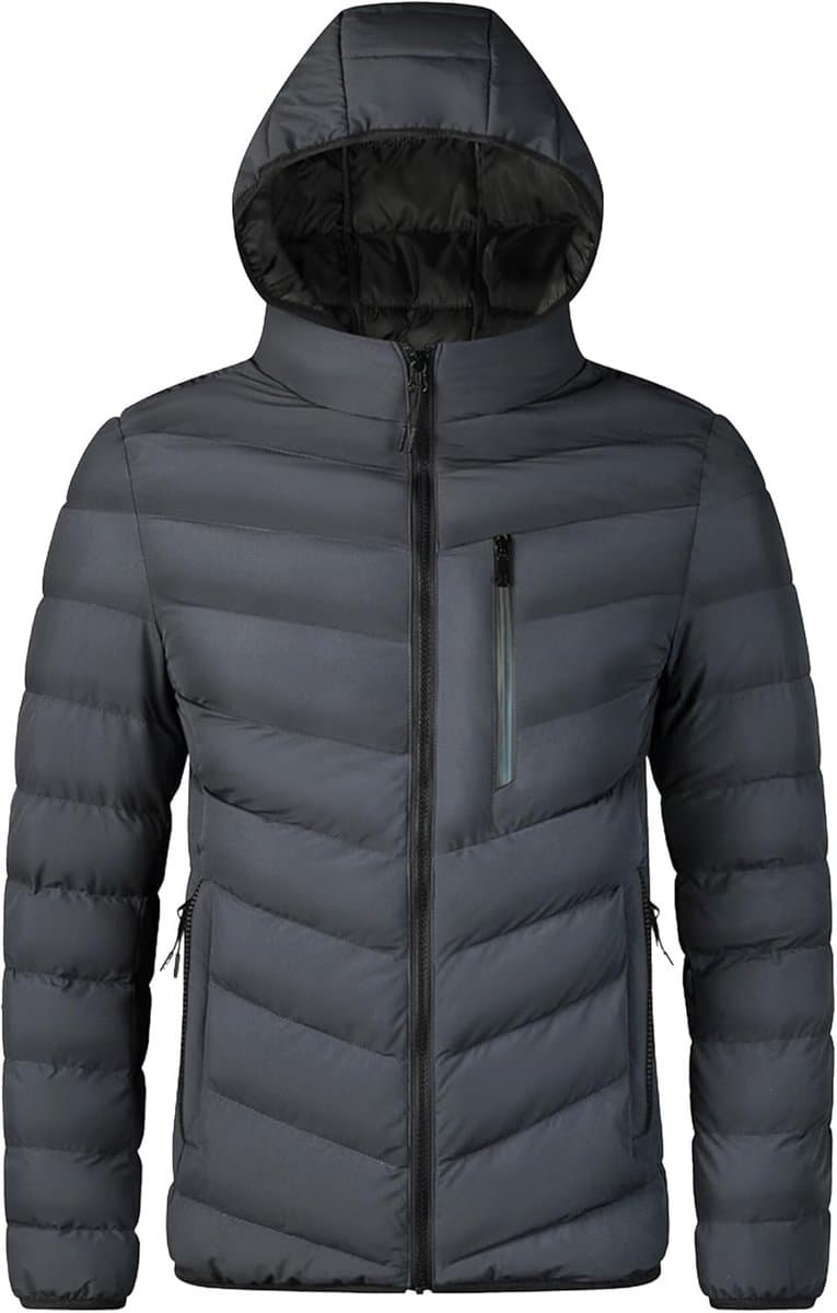 Heren Winterjas - Warme Buitenjas - Outdoor Activiteiten - Waterdicht Winddicht - Verstelbare Capuchon