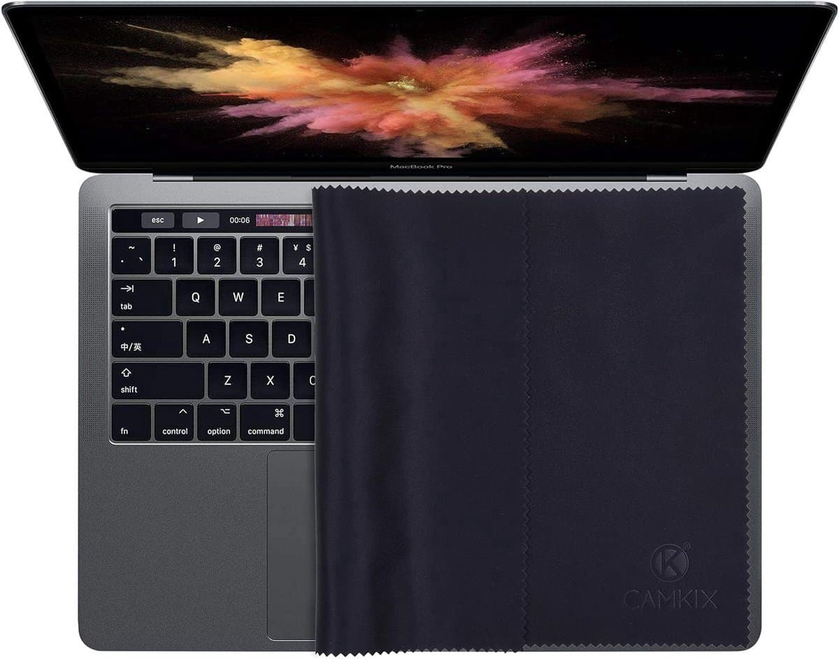 Microvezel Beschermdoek 13" (8 pack) voor Apple MacBook Neo 13 inch / MacBook Air / MacBook Pro - 8x Laptop Screen Protector Cloth (29×20cm) + Dubbelzijdige Microfiber Doek + 50 Reinigingsvellen