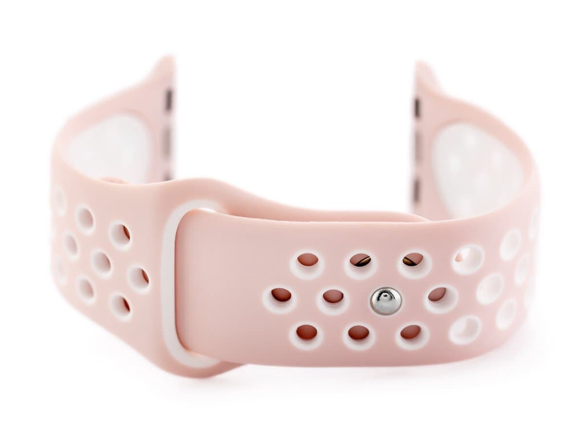 Pacific - Apple Watch Band - Roze/Wit - 38/40mm