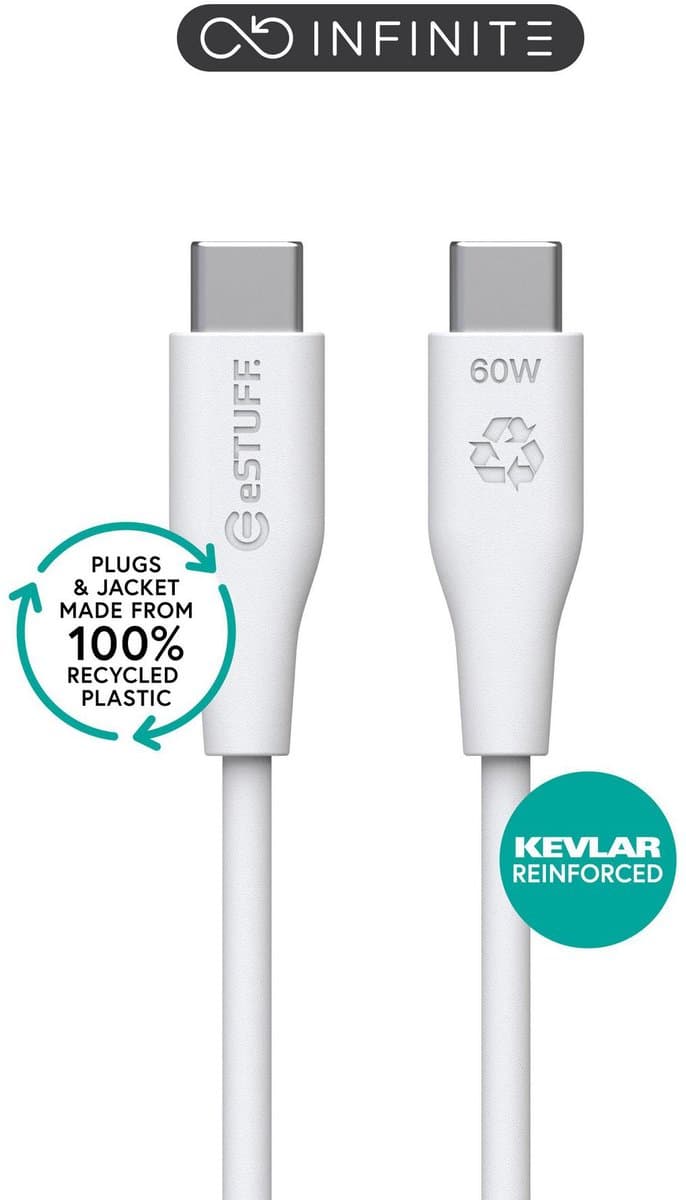 eSTUFF ES604070 USB-kabel USB 2.0 0,5 m USB C Wit
