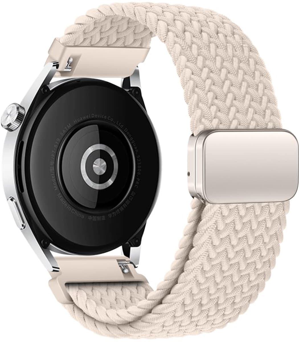 Sportieve Horlogeband Voor Huawei GT Series en Garmin Vivoactive - Magnetische Nylon Band 22mm