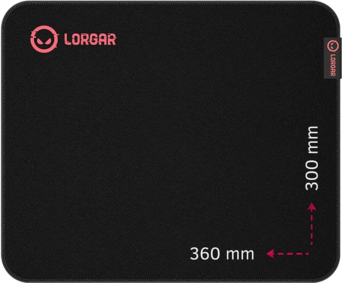 Mousepad Main 323 360mmx300mmx3mm/Control/Black retail