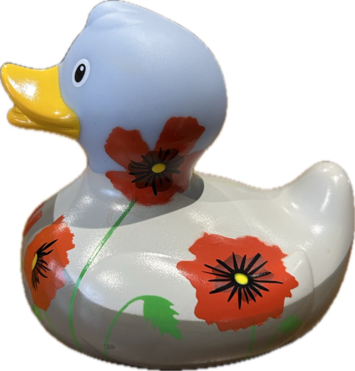 BUDDUCK.COM LUXURY POPPIES DUCK Badeendje Remember