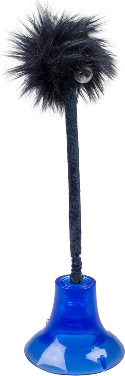 Duvo+ Wobble N Play Kattenspeelgoed Spring 31,5x10,3x10,3cm Blauw