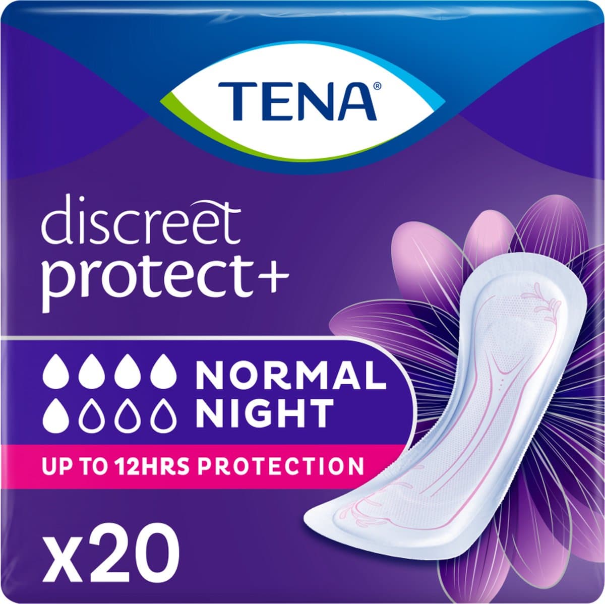 Tena Discreet Normal Night - 1 pak van 20 stuks