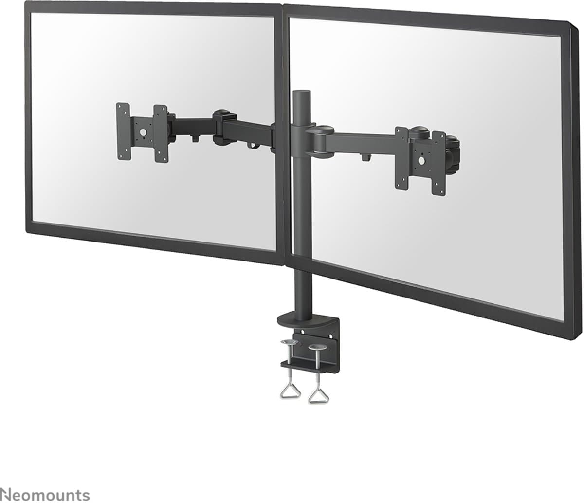 Neomounts FPMA-D960D Monitorarm 2 schermen - 10-27" - 0-8 kg/scherm - zwart
