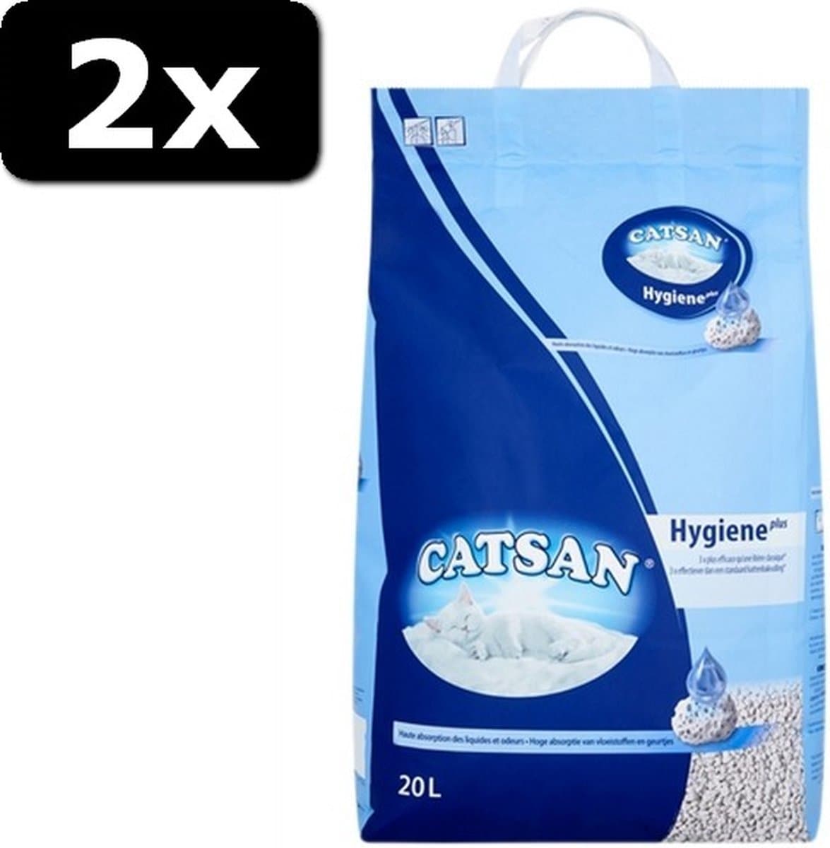 2x CATSAN HYGIENE 20LTR
