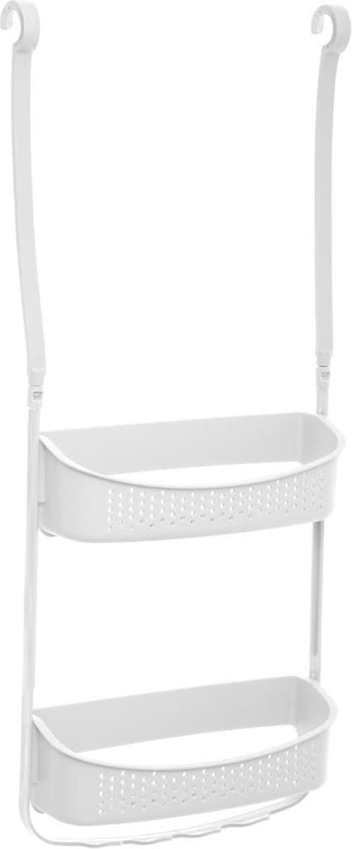 5five Douche Rek - Wit, 2 Laag, 32 x 11 x 70 cm