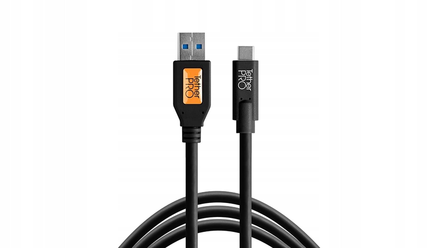 Merkloos USB-A naar USB-C 3.0 kabel, 4.6m, zwart