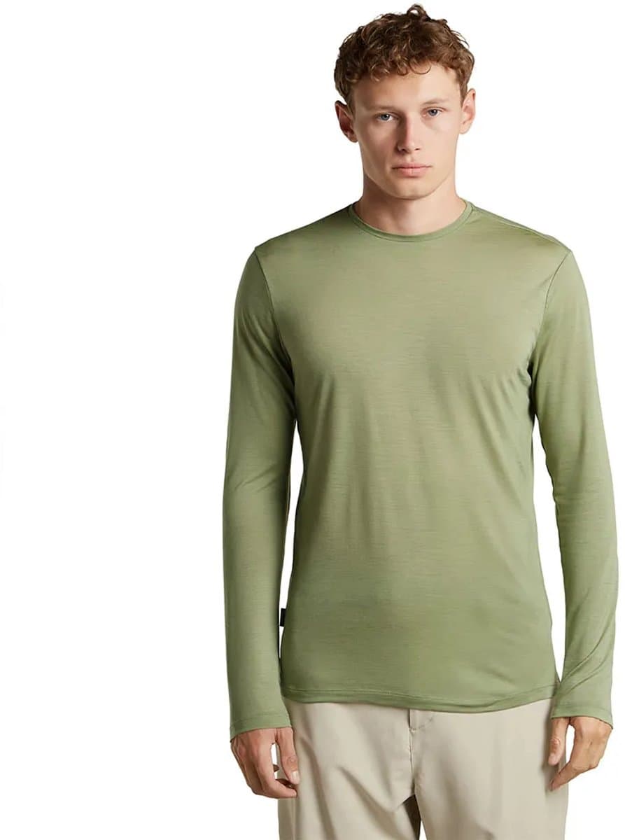 Icebreaker 125 Cool-lite Sphere Iii T-shirt Met Lange Mouwen Groen M Man