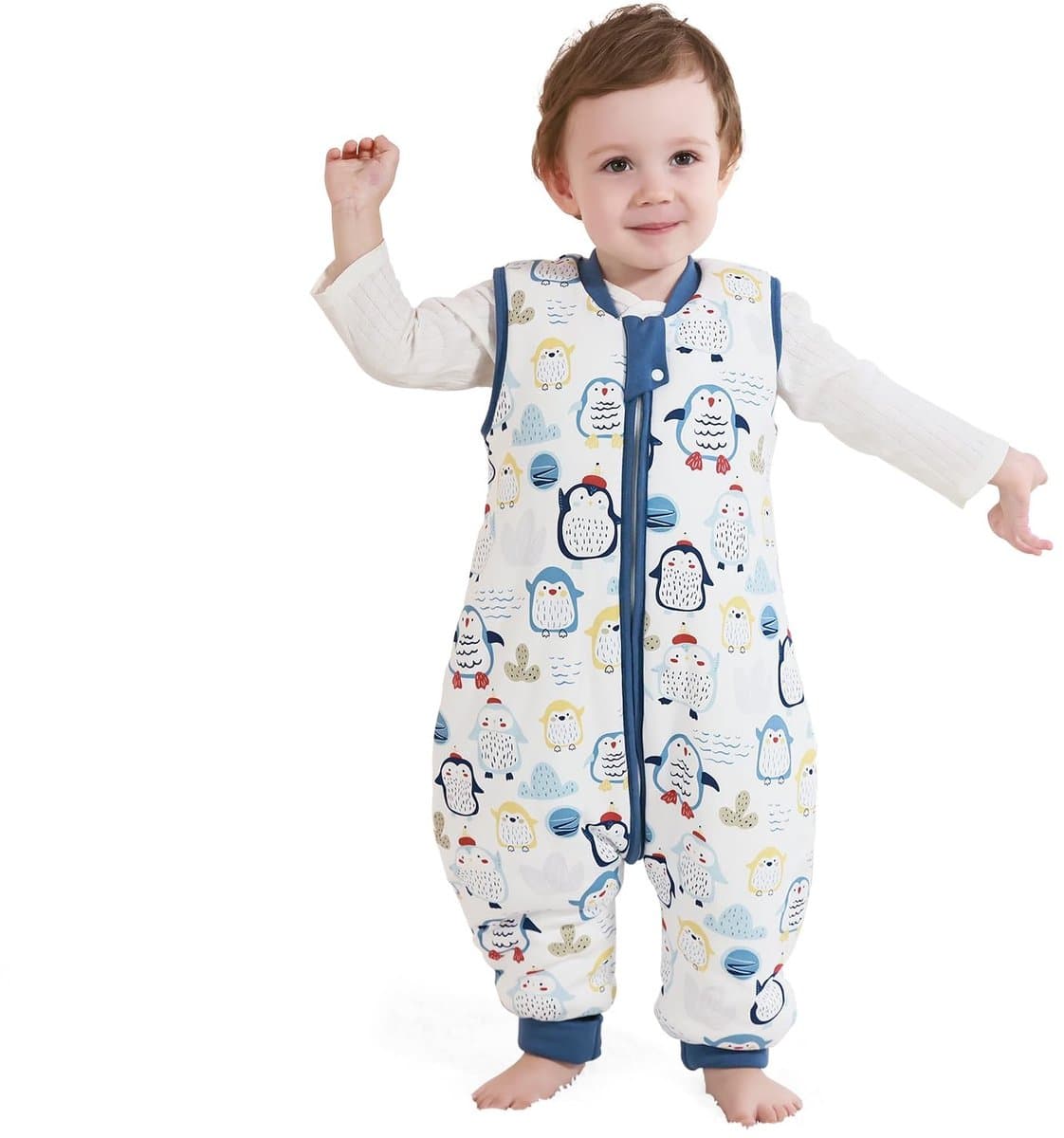Omgoods - Baby Slaapzak voor Winter met Voeten - 100% Katoen