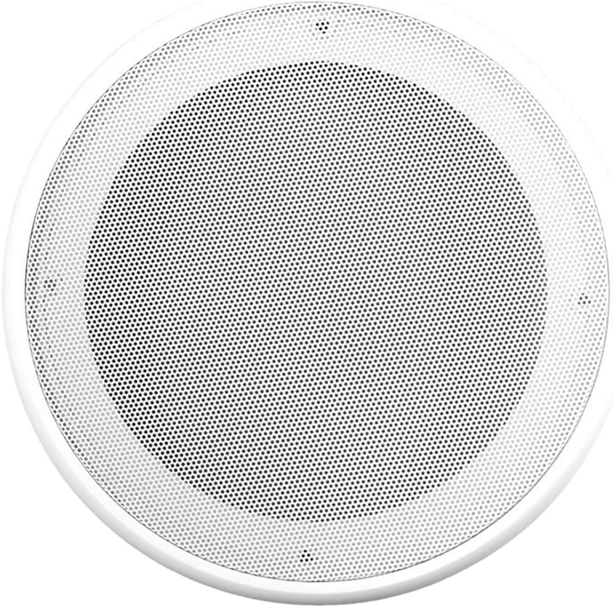 Auto Luidsprekergrill - Luidsprekerbescherming Voertuig - Auto Interieur Verfraaien - Stofdichte Metaalconstructie - 4-8 inch - Wit