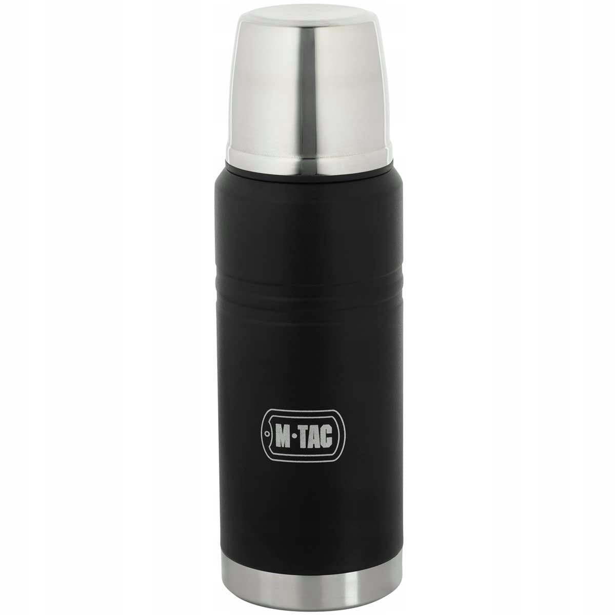 M-Tac Thermos RVS 750ml Zwart - Ideaal voor Reizen en Outdoor