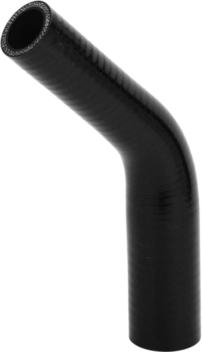 Koelslang 120mm/4.72" - Silicone Slang - 32mm/1.26"-35mm/1.38" ID - 45 Graden - Meerlaags Geweven Doek - Bestand tegen hoge temperaturen - Siliconenslang