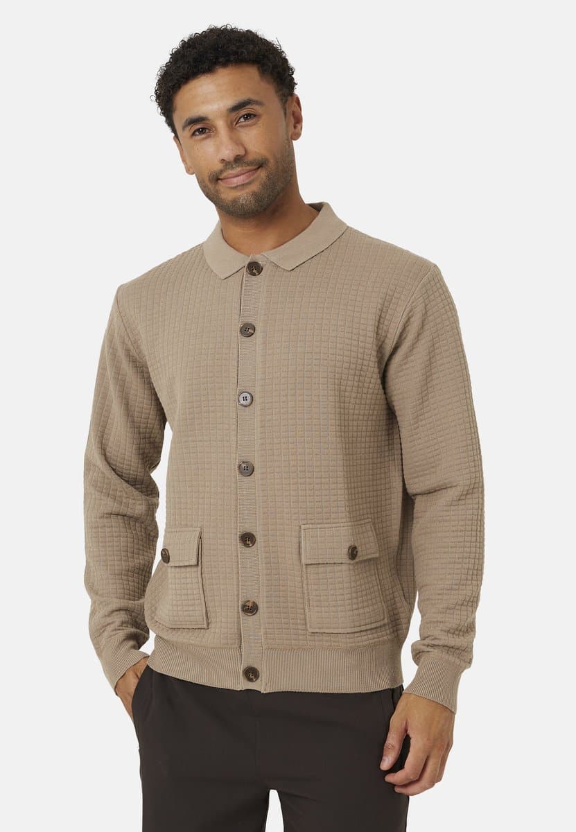 Brave Soul - Outdoorshirt - Polyester - Mannen - Maat XXL - beige