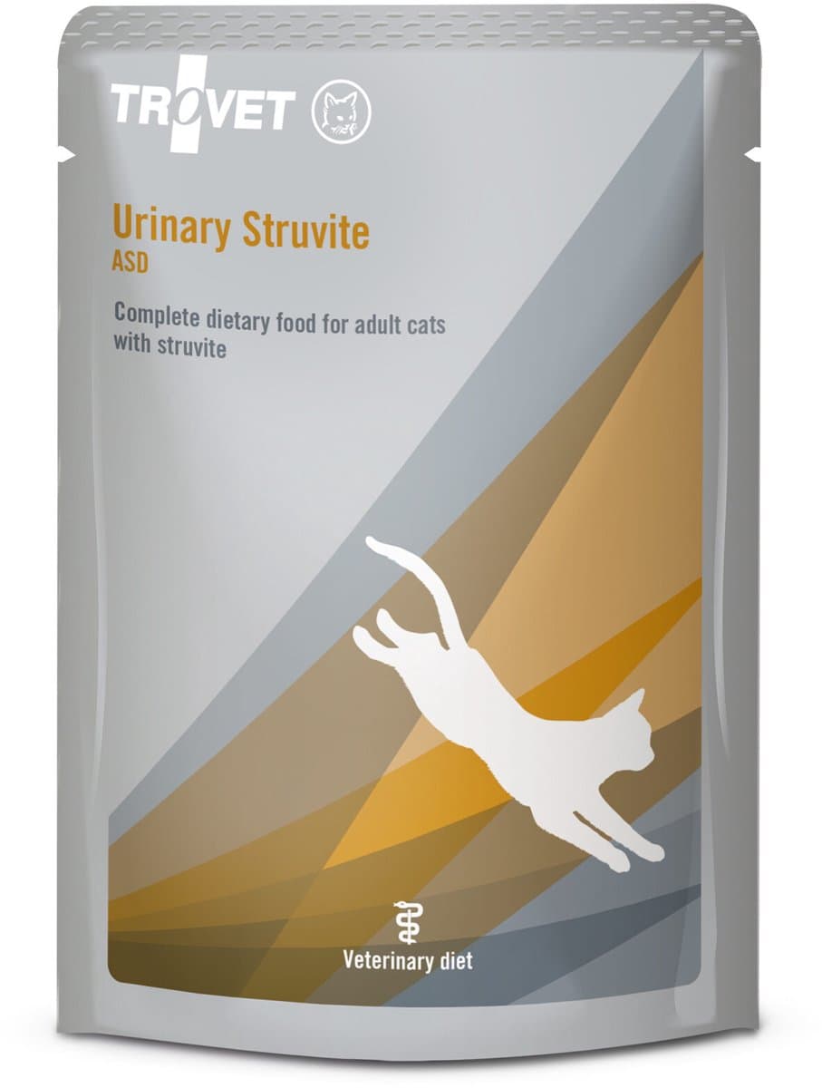TROVET Urinary Struvite ASD Kat - 12 x 85 gr maaltijdzakjes