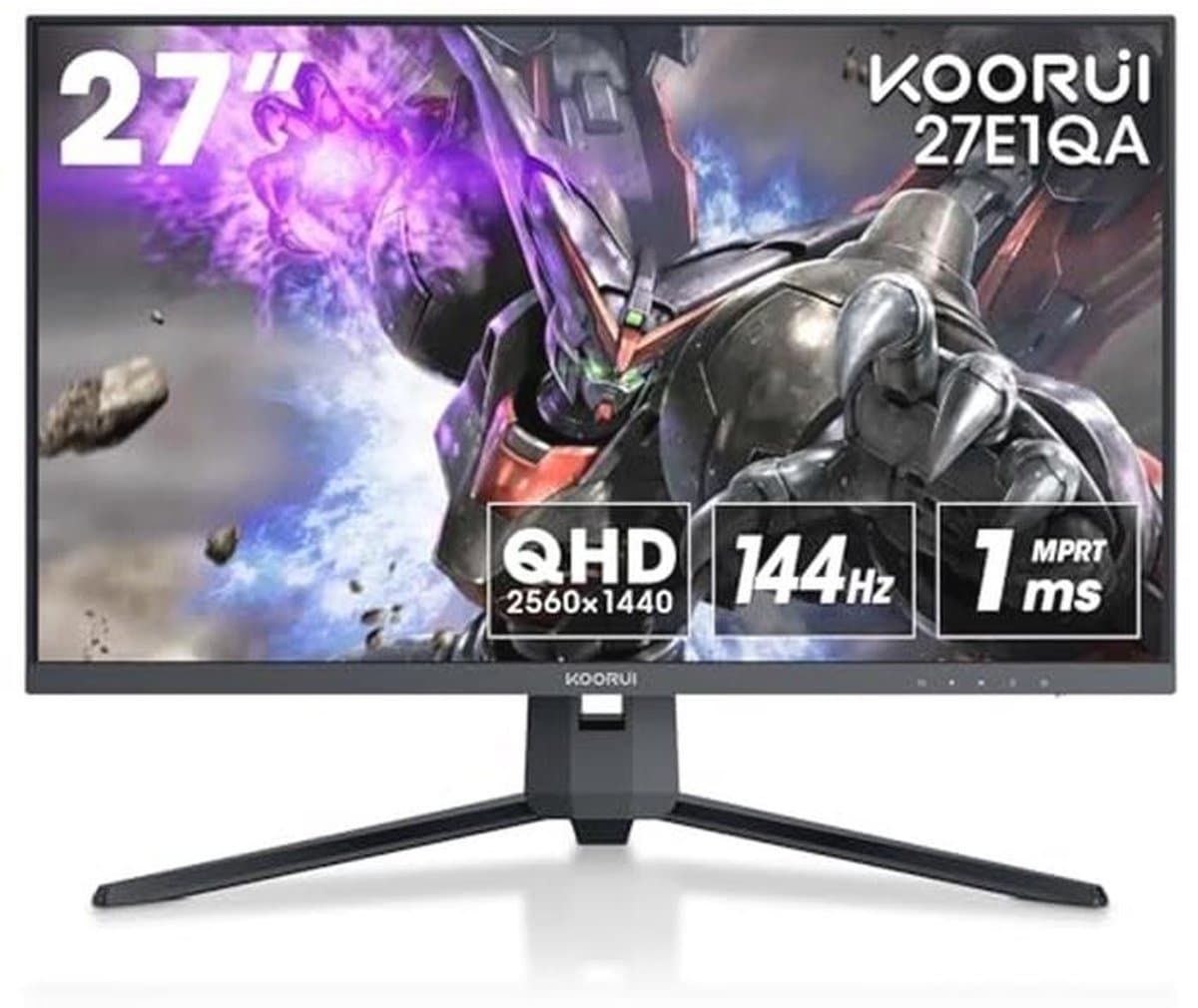 27 Inch QHD Gaming Monitor 144 Hz met DCI-P3 Kleurruimte en FreeSync