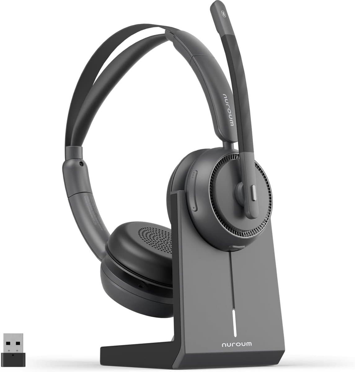Draadloze Bluetooth Headset met Oplaadstation - Lange Batterijduur