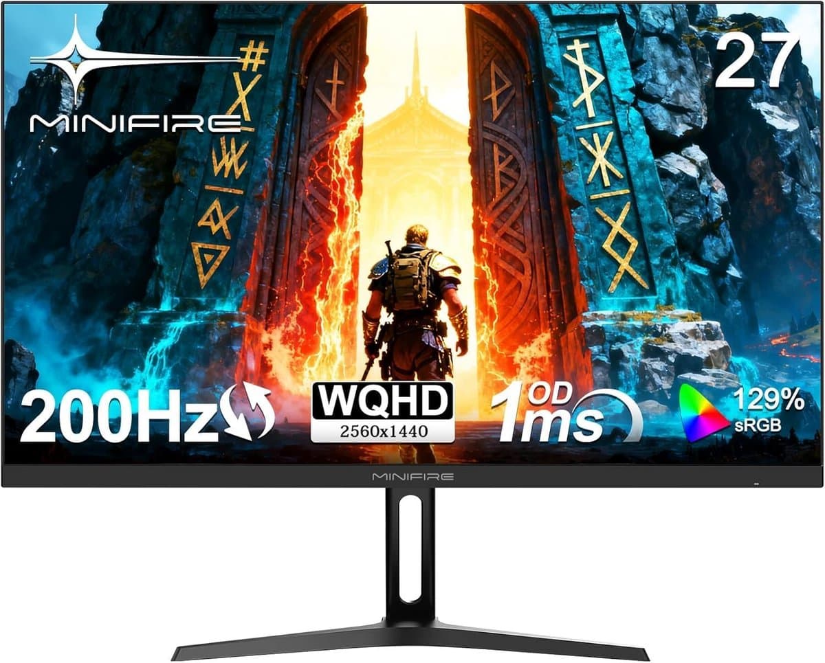27 inch Gaming Monitor 200Hz Snel IPS Paneel