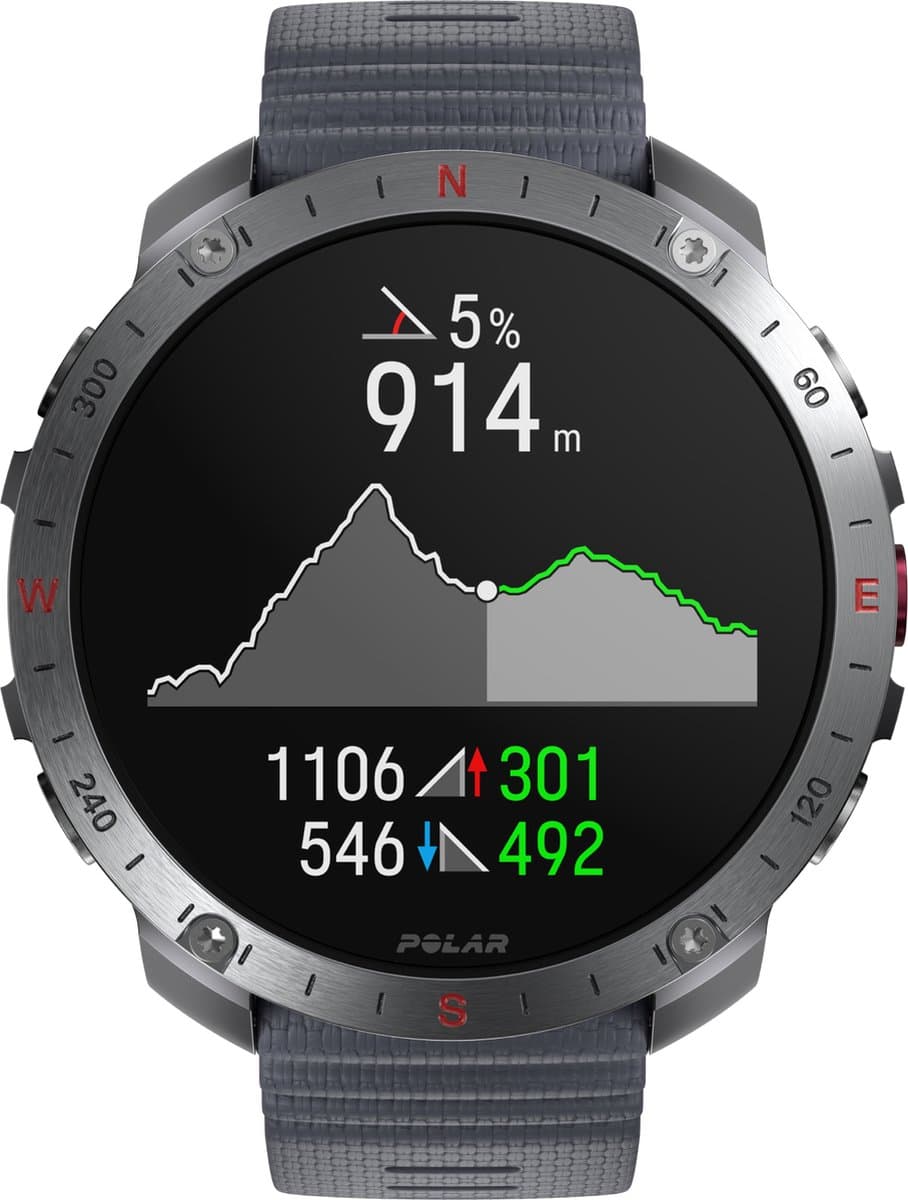 Polar Grit X 2 Pro Zilver