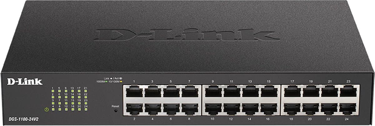 D-Link DGS-1100-24V2/E Netwerk switch RJ45 24 poorten 48 Gbit/s