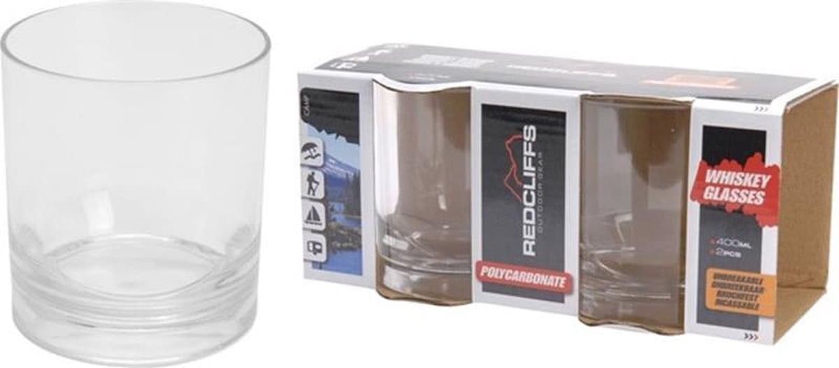 Whiskyglas set/2 ONBREEKBAAR