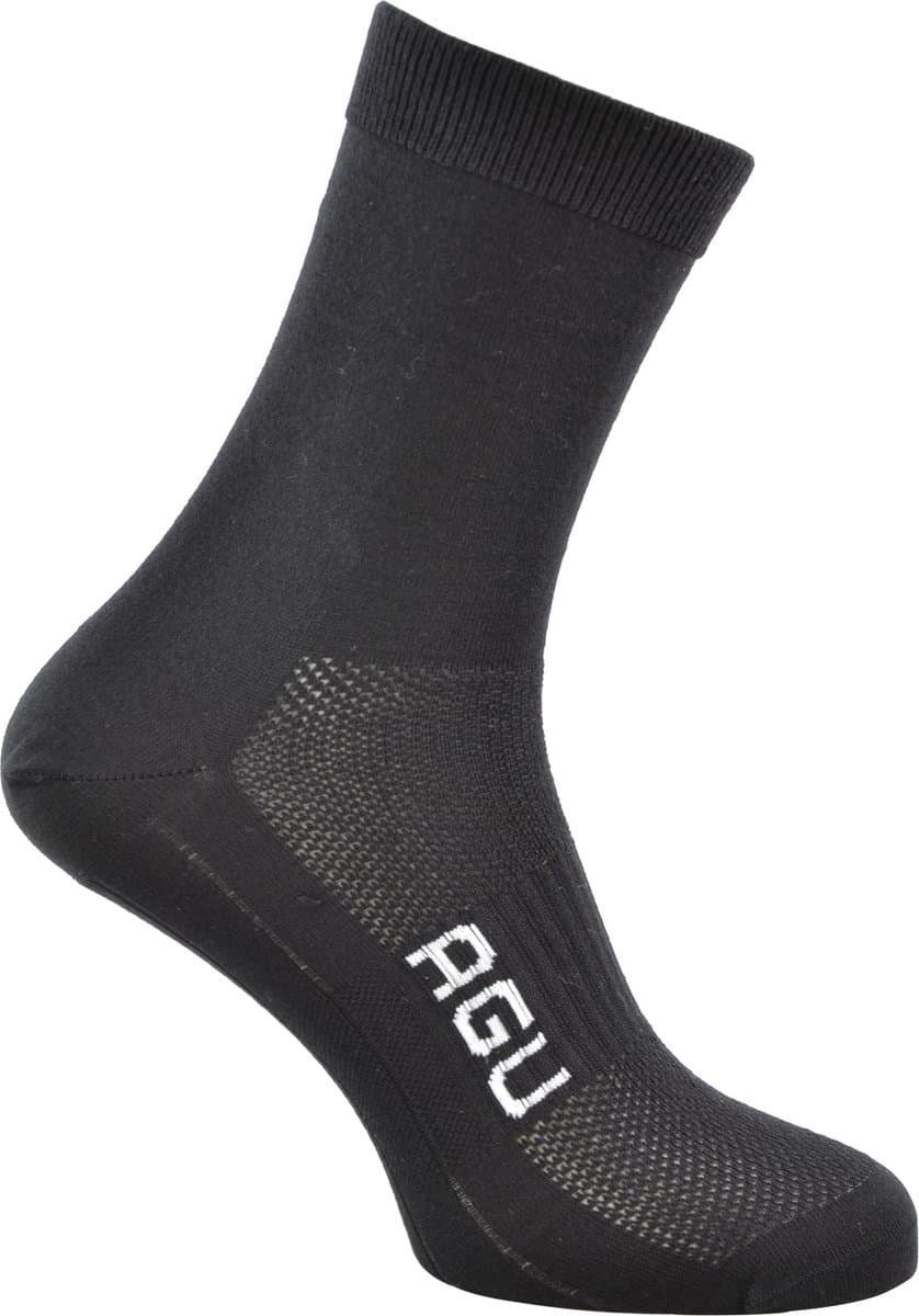 AGU Merino Fietssokken Essential - Zwart - S/M - 1 Paar