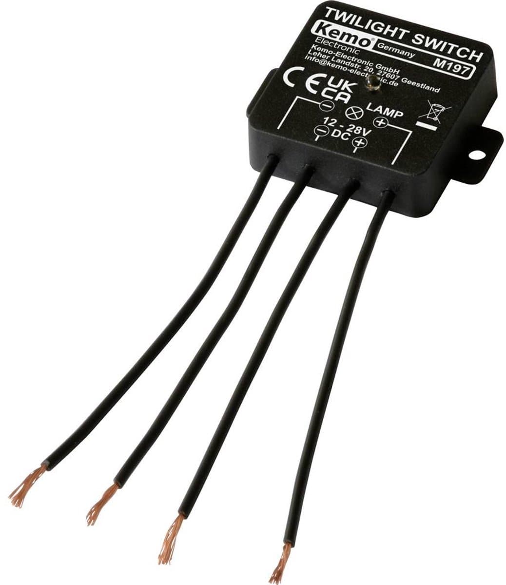 Kemo M197 Schemerschakelaar Module 12 V/DC, 24 V/DC