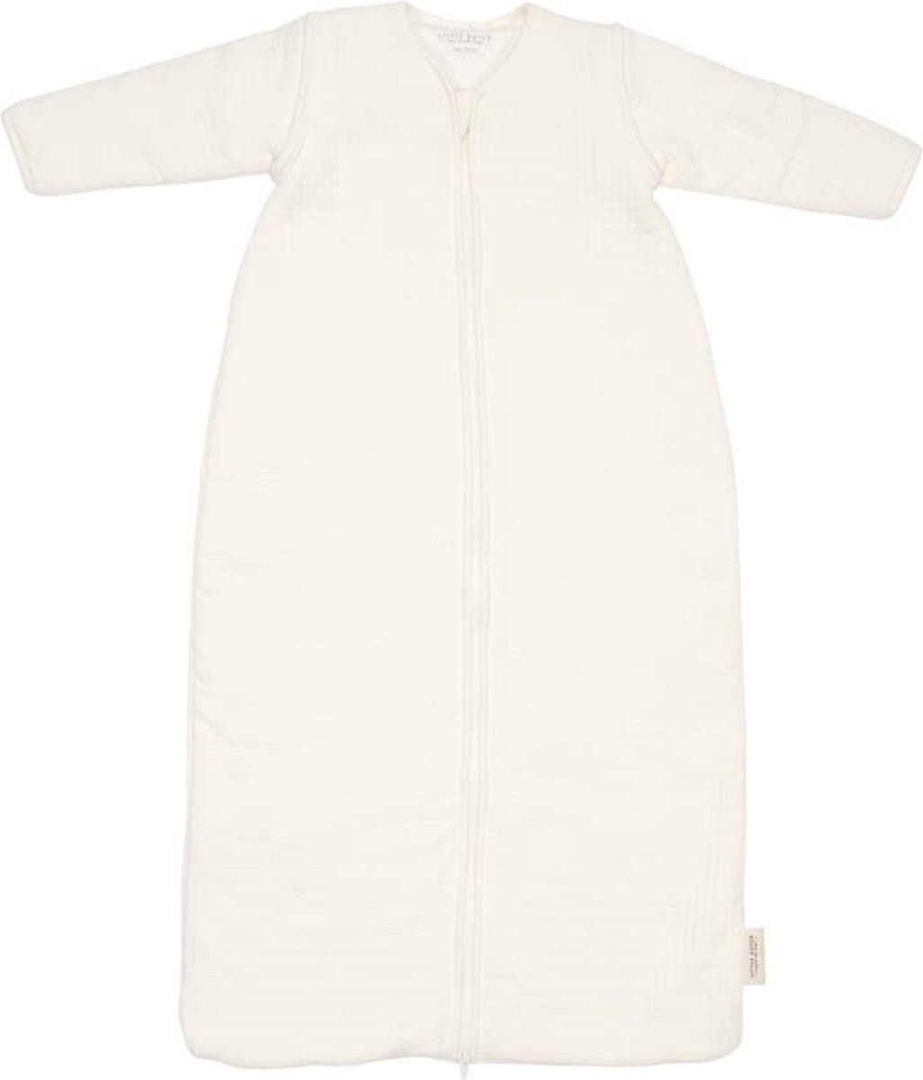 Little Dutch Pure Soft White - Jongens & Meisjes - Babyslaapzak winter - 90 cm