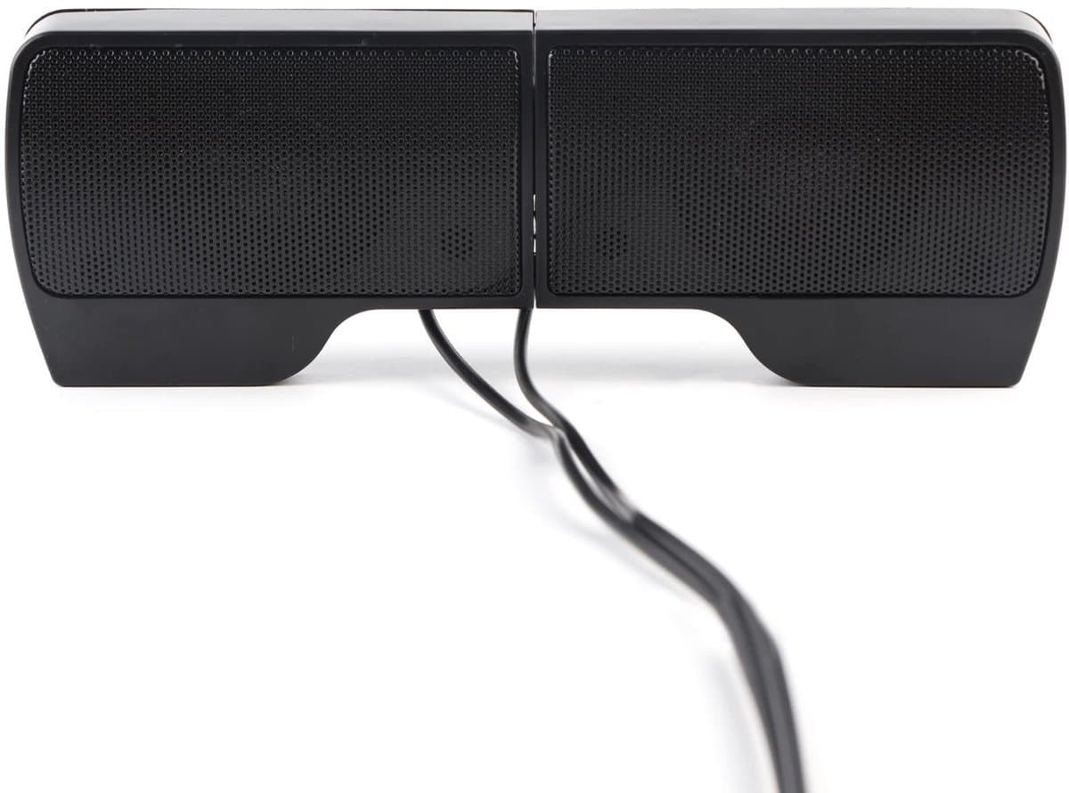 Zeynomax - Laptop Soundbar - USB Draagbare Speaker - Mini Desktop Geluid - 2.0 Audio Systeem - Geschikt voor Notebook en Telefoon - Compact formaat