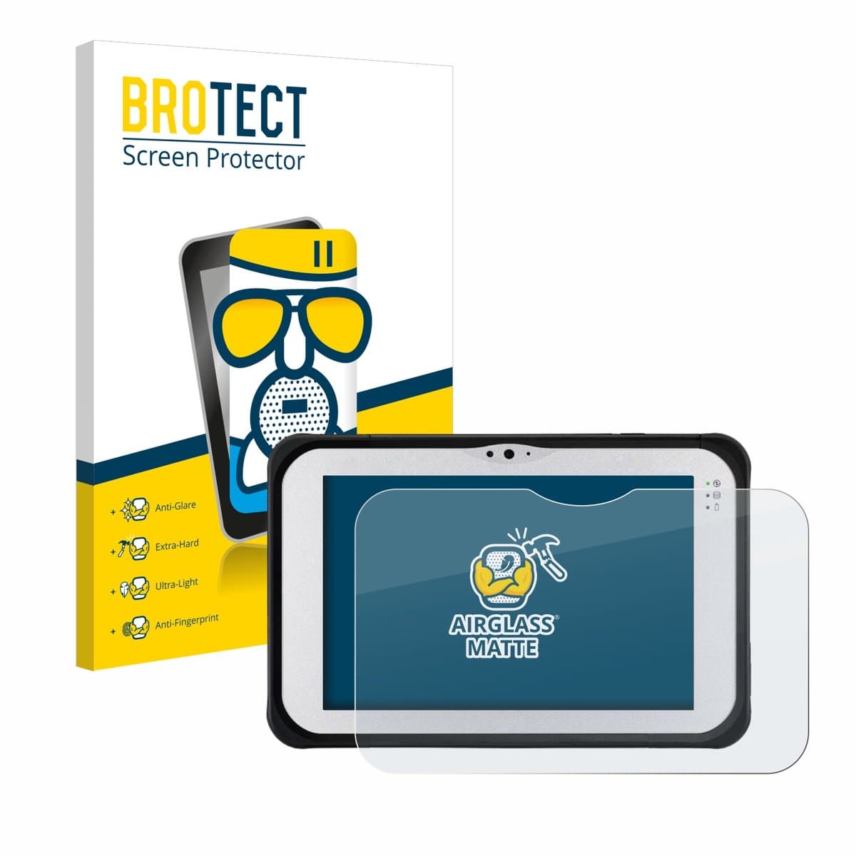 BROTECT - Screenprotector voor Panasonic Toughpad FZ-M1/ FZ-B2 - Folie Beschermfolie Beschermglas matte