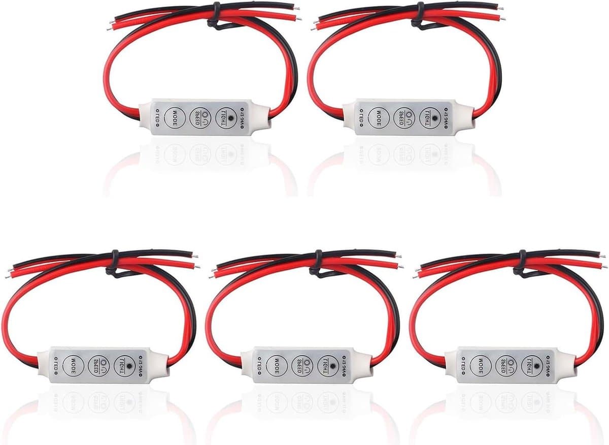 Dimmer Module - LED Controller - Sfeerverlichting Instellen - Waterdichte Behuizing - 42x12mm - Wit