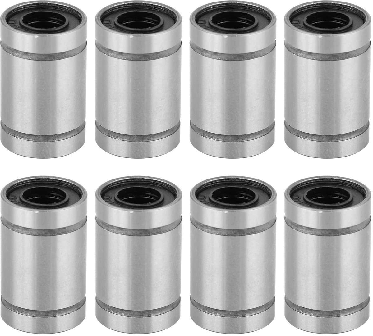 Allecto - Kogellager - 8x LM6UU 6mm - Hoge kwaliteit voor 3D printers - Geschikt voor graveermachines - Duurzaam en betrouwbaar - Ideaal voor hobby...