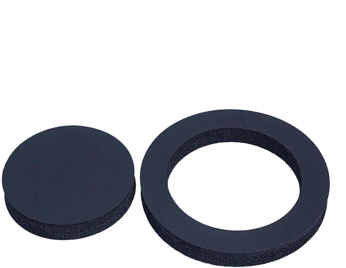 Auto Speaker Isolatie Ringen - Geluidsdemping Kussen - Verbeter Audio - Meerlaags Demping - 6.5 Inch - Zwart